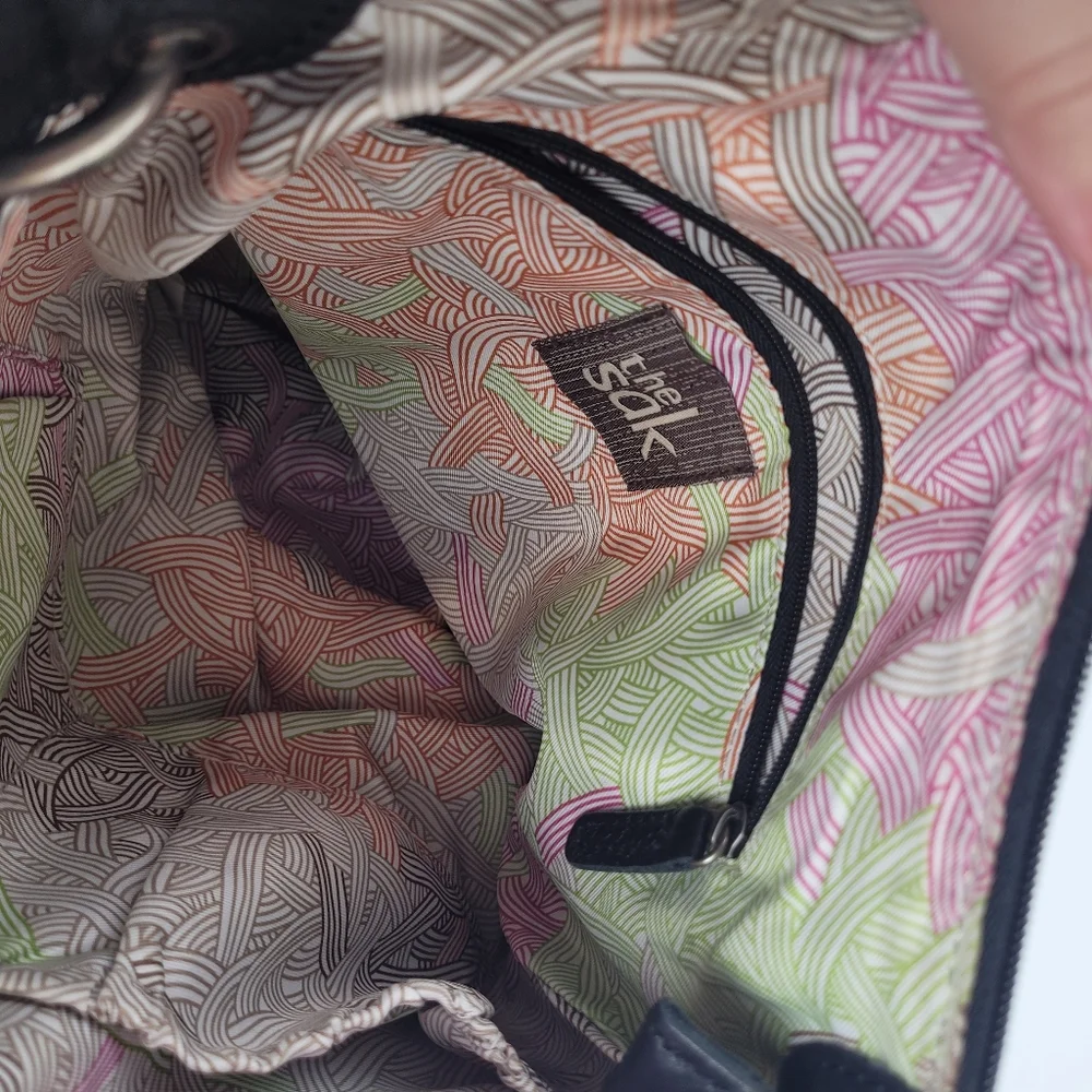 The Sak Crossbody Purse - Black Leather - Picture 4 of 12